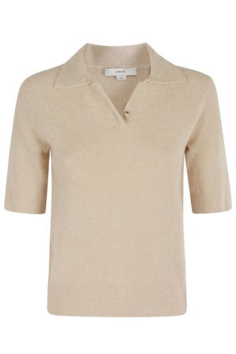 Vince Soft Boucle Ss Polo - Vince - Modalova