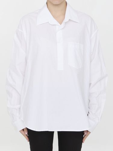 Balenciaga Crinkled Cotton Shirt - Balenciaga - Modalova
