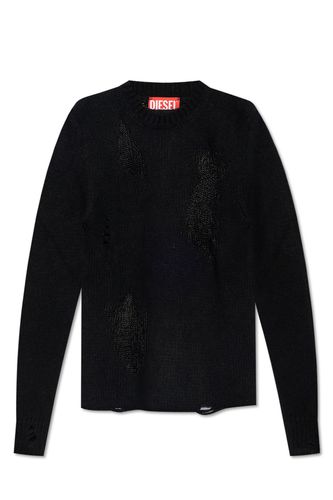 K-norman Distressed Knitted Jumper - Diesel - Modalova