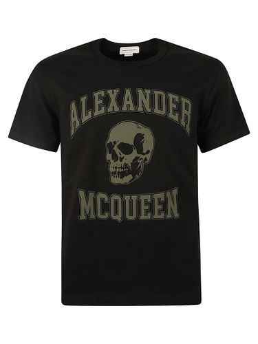 Skull Logo T-shirt - Alexander McQueen - Modalova