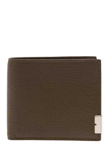 B Cut Bi-fold Wallet In Grainy Leather Man - Burberry - Modalova