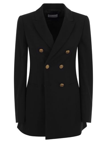 Viscose And Wool Double-breasted Jacket - RED Valentino - Modalova