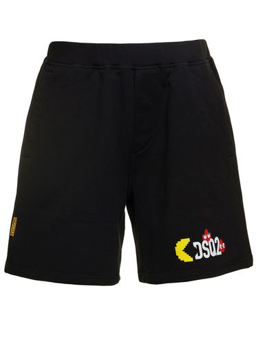 Shorts With Logo X Pacman Print - Dsquared2 - Modalova