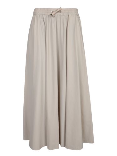 Cream Stretch Nylon Midi Skirt - Herno - Modalova