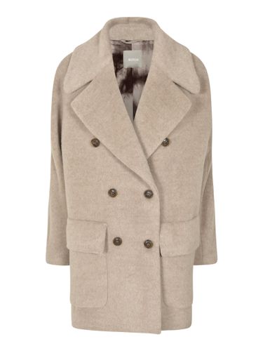 Kiltie Double-breasted Long Coat - Kiltie - Modalova