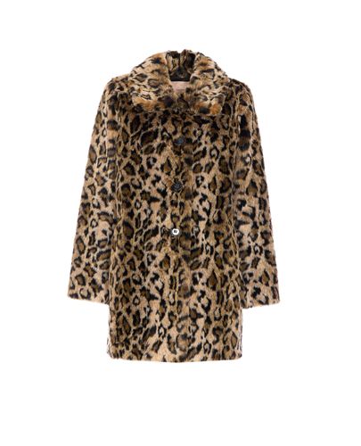 TwinSet Animalier Coat - TwinSet - Modalova