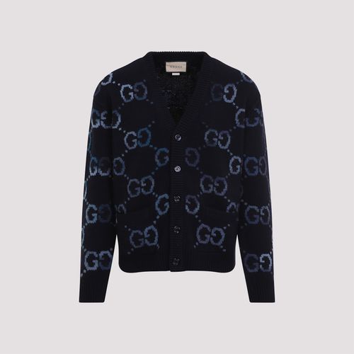 Gucci Cardigan With Gg Pattern - Gucci - Modalova