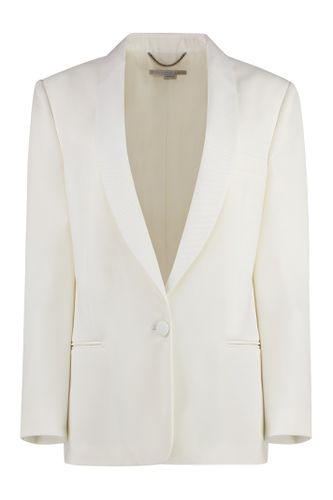 Wool Blazer With Two Buttons - Stella McCartney - Modalova