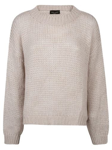 Crewneck Knit Sweater - Roberto Collina - Modalova