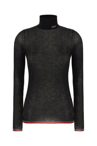 Gucci Black Cashmere Blend Sweater - Gucci - Modalova