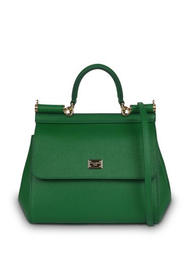 Sicily Mini Leather Tote Bag - Dolce & Gabbana - Modalova