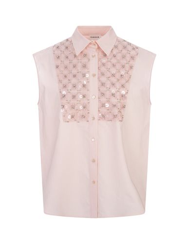 Parosh Pink Sequins Canyox Shirt - Parosh - Modalova