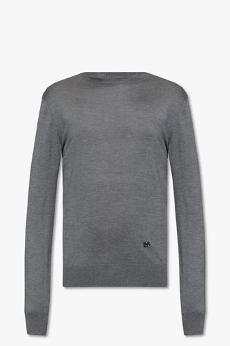 Crewneck Silk Sweater - Dolce & Gabbana - Modalova