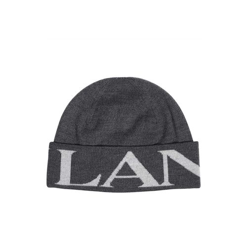 Lanvin Wool Logo Hat - Lanvin - Modalova