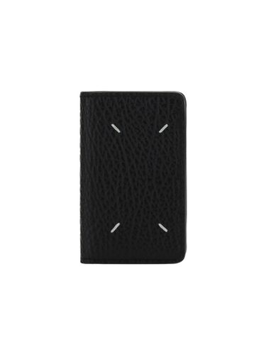 Card Holder In Textured Leather - Maison Margiela - Modalova