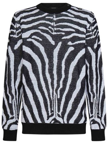Balmain Zebra Print Pullover - Balmain - Modalova