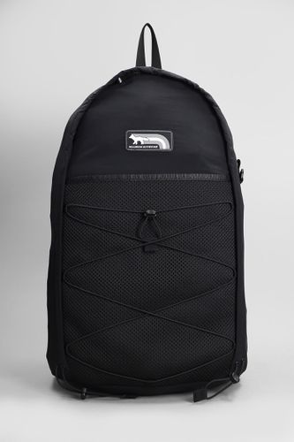 Backpack In Black Polyamide - Maison Kitsuné - Modalova