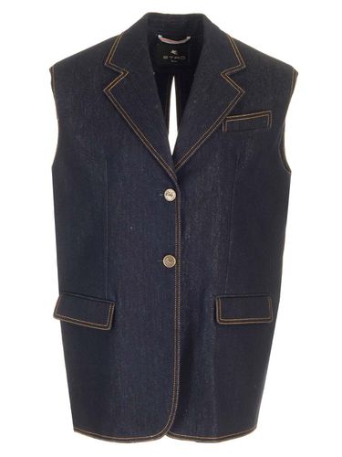 Etro Denim Waistcoat - Etro - Modalova