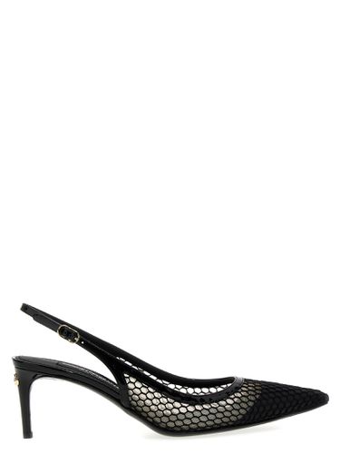 Mesh Slingback Pumps - Dolce & Gabbana - Modalova