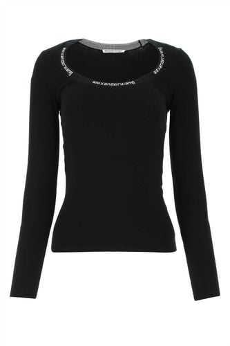 Stretch Viscose Blend Top - T by Alexander Wang - Modalova