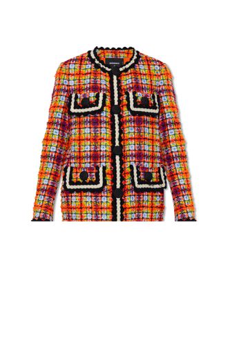 Dsquared2 Tweed Coat - Dsquared2 - Modalova