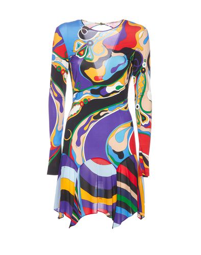 Pucci Orchidea Print Mini Dress - Pucci - Modalova