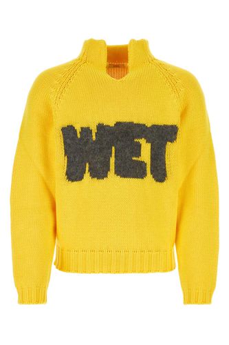 ERL Yellow Cotton Blend Sweater - ERL - Modalova