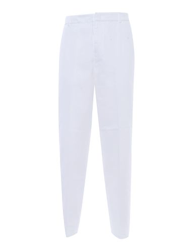 Dondup White Trousers - Dondup - Modalova