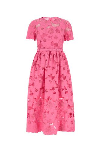 Self-portrait Dark Pink Lace Dress - self-portrait - Modalova