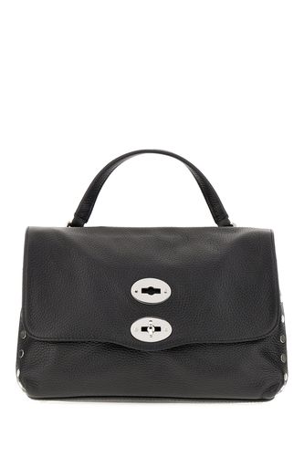 Black Leather Small Postina Handbag - Zanellato - Modalova