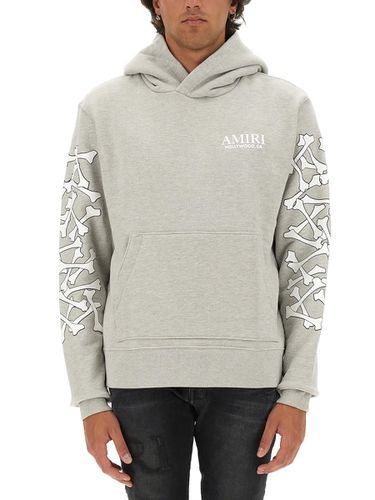 AMIRI Bones Stacked Hoodie - AMIRI - Modalova