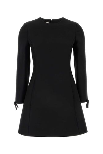 Black Wool Blend Dress - Valentino Garavani - Modalova