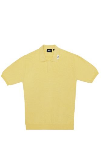 Short-sleeved Fine-knitted Polo Shirt - GCDS - Modalova
