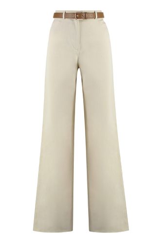 Belted Straight Leg Pants - Max Mara Studio - Modalova