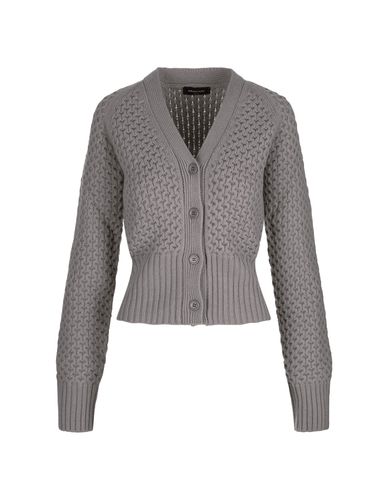 Knitted V-neck Cardigan - Fabiana Filippi - Modalova