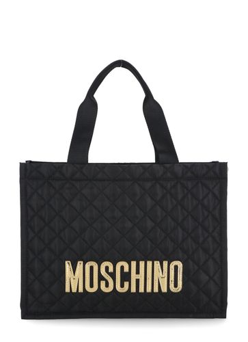 Moschino Logo Patch Tote - Moschino - Modalova