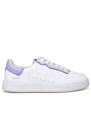 White Leather Blend Quinnd Sneakers - Premiata - Modalova