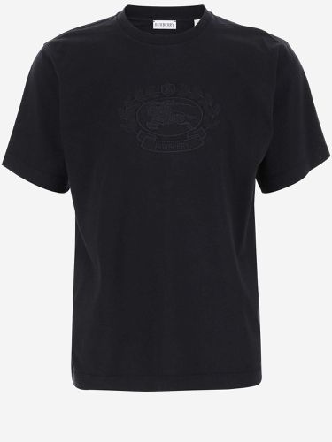 Burberry Cotton T-shirt With Logo - Burberry - Modalova