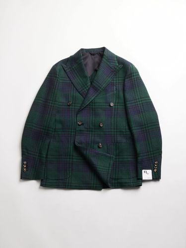 Aaradeo Tartan Double-breasted Jacket - doppiaa - Modalova