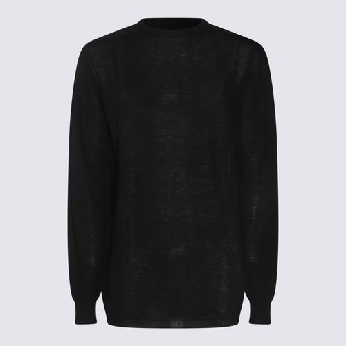 Rick Owens Black Wool Knitwear - Rick Owens - Modalova