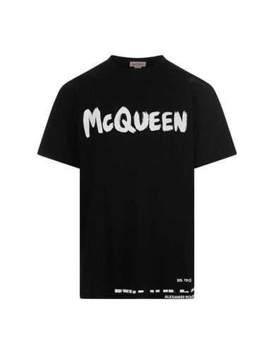 Mcqueen Graffiti T-shirt - Alexander McQueen - Modalova