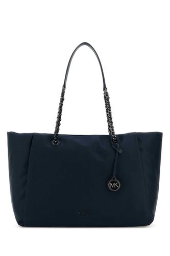 Blue Nylon Large Georgia Shopping Bag - Michael Kors - Modalova