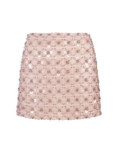 Light Full Sequins Ginny Mini Skirt - Parosh - Modalova