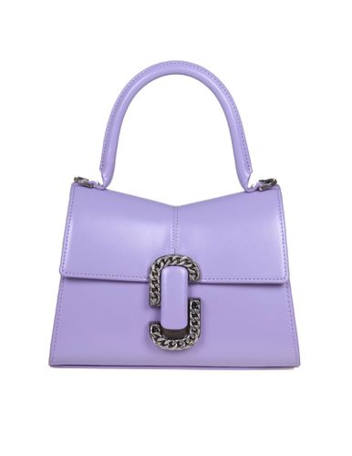 The Top Handle In Color Leather - Marc Jacobs - Modalova