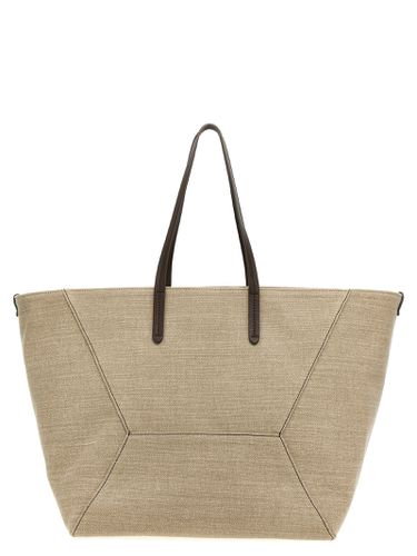 Canvas Large Shopping Bag - Brunello Cucinelli - Modalova