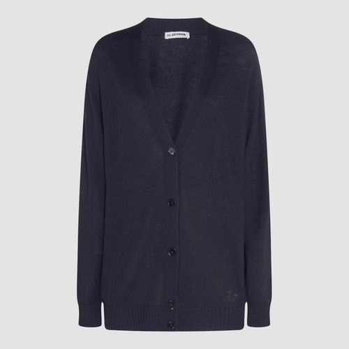 Jil Sander Dark Blue Wool Knitwear - Jil Sander - Modalova