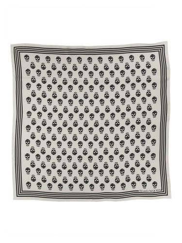 Alexander McQueen Silk Twill Scarf - Alexander McQueen - Modalova