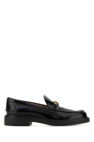 Tod's Black Leather Loafers - Tod's - Modalova