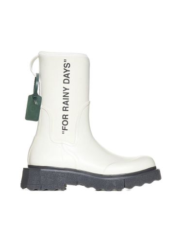 Off-White Sponge Rubber Rainboot - Off-White - Modalova