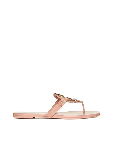 Miller Leather Flat Sandals - Tory Burch - Modalova